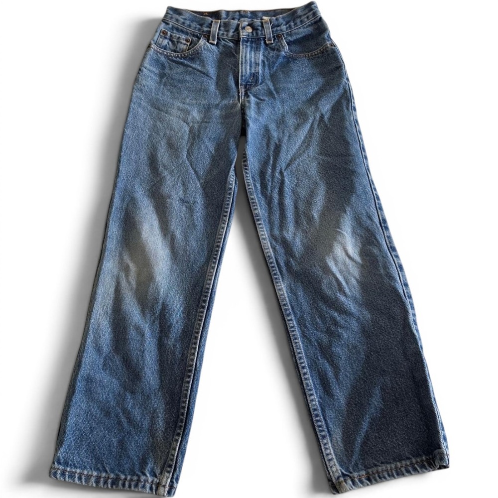 90s Levis 550 Relaxed Fit Womens Jeans 25.5x25.5 Blue High Waist Denim 550-0256